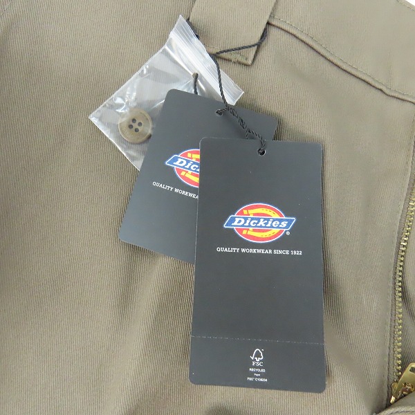 実際に弊社で買取させて頂いた【未使用】DICKIES/ディッキーズ ワークパンツ マッシュルーム BRW/DK006894A771/32の画像 6枚目