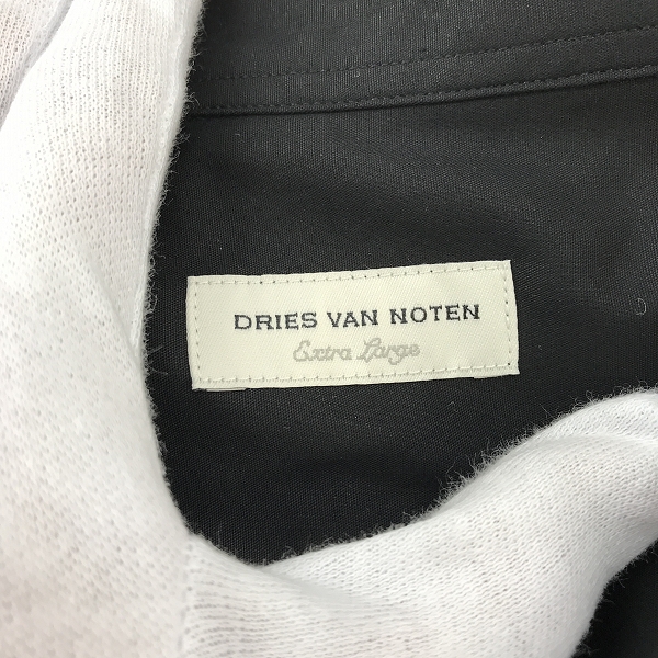 実際に弊社で買取させて頂いたDRIES VAN NOTEN/ドリスヴァンノッテン サイドスリット オーバーサイズロングシャツ 212-527/XLの画像 2枚目