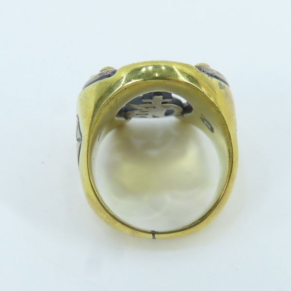 実際に弊社で買取させて頂いたGangsterville×galcia/ギャングスタービル×ガルシア Horse Shoe Trademark Ring/ホースシューリング/13.5号の画像 5枚目