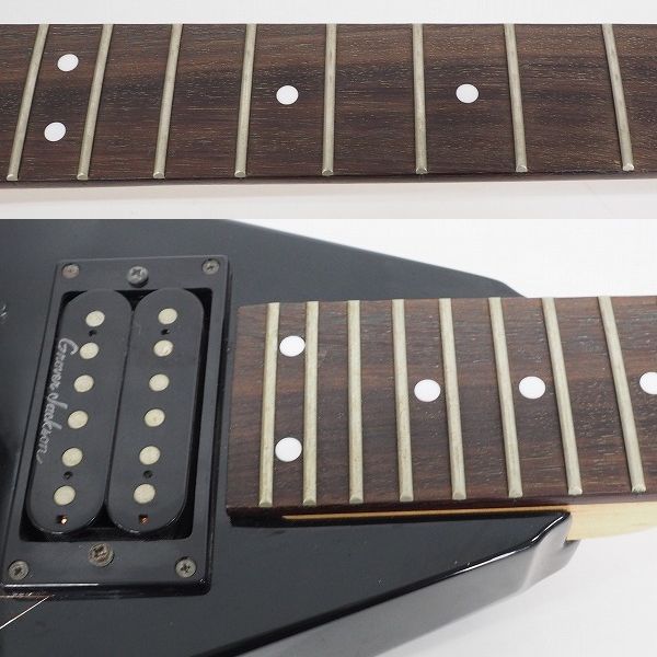 実際に弊社で買取させて頂いた★【弦無し】Grover Jackson/グローバージャクソン M.F.Line KING V エレキギター ソフトケース付の画像 3枚目