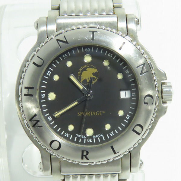 実際に弊社で買取させて頂いたHUNTING WORLD/ハンティングワールド SPORTAGE デイト