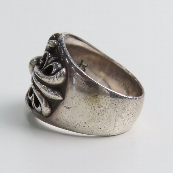 実際に弊社で買取させて頂いたCHROME HEARTS/クロムハーツ キーパーリング 21.5号の画像 2枚目