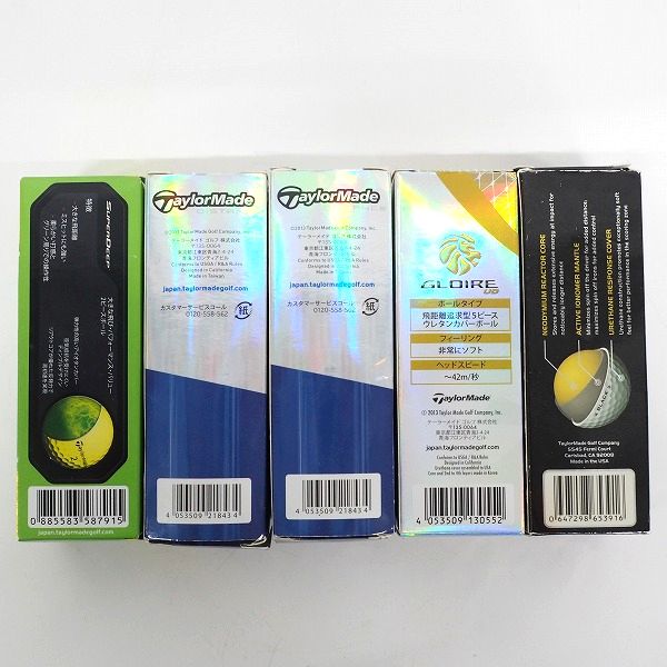 実際に弊社で買取させて頂いた【未使用】TaylorMade/テーラーメイド SUPER DEEP・DISTANCE・GLOIRE UD・BLACK ゴルフボール 5スリーブ 計15個の画像 5枚目