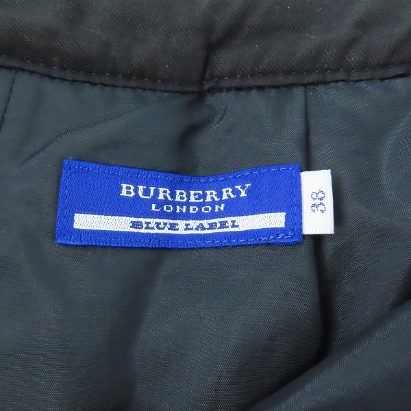 実際に弊社で買取させて頂いたBURBERRY/バーバリー BURBERRY BLUE LABEL/バーバリーブルーレーベル チェック柄 キュロット/38の画像 4枚目