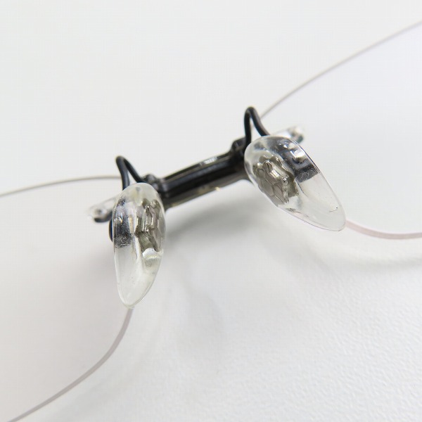 実際に弊社で買取させて頂いた999.9/フォーナインズ ツーポイント/リムレス 度入り眼鏡/メガネフレーム TW-45Tの画像 3枚目