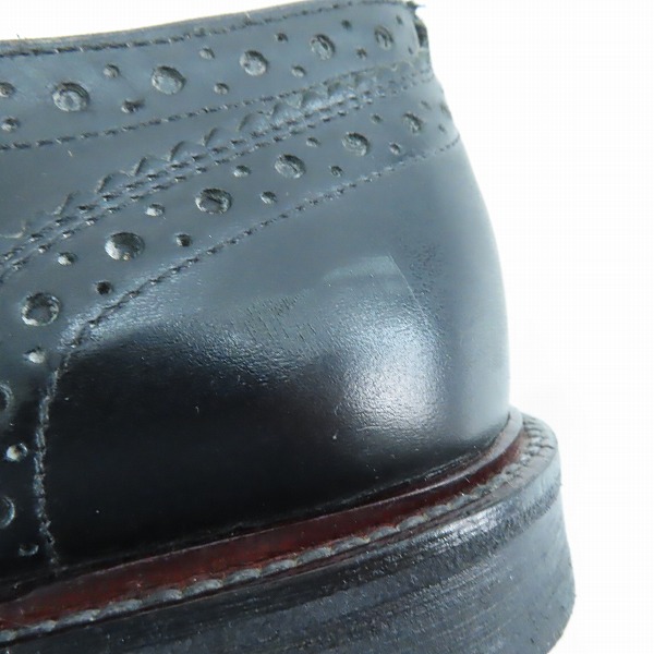 実際に弊社で買取させて頂いたalfredoBANNISTER IN/アルフレッドバニスター ウイングチップ レザーシューズ 5251301008 42の画像 6枚目