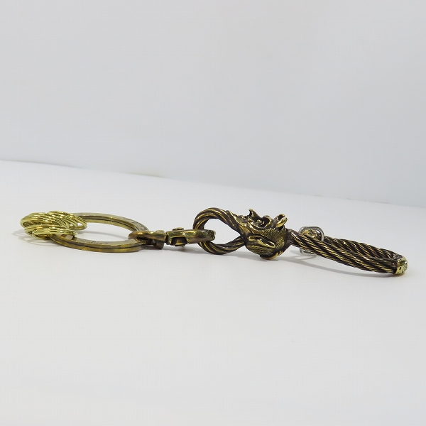 実際に弊社で買取させて頂いた（2）Gangsterville×galcia/ギャングスタービル×ガルシア キーホルダー DEVIL/デビル ブラス 真鍮 キーフック 15cmの画像 3枚目