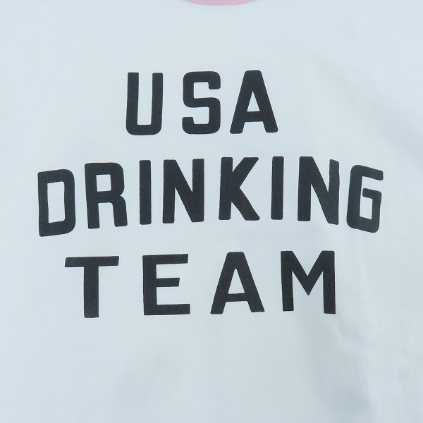 実際に弊社で買取させて頂いたTHE REAL McCOY'S/ザ リアルマッコイズ USA DRINKING TEAM 半袖Tシャツ/40の画像 3枚目