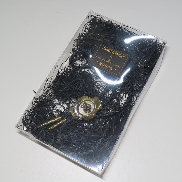 実際に弊社で買取させて頂いた(2)GANGSTERVILLE×Galcia/ギャングスタービル×ガルシア スカル ボロタイ シルバー×真鍮の画像 5枚目