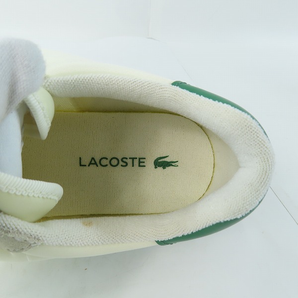 実際に弊社で買取させて頂いたLACOSTE/ラコステ ローカットスニーカー 43SMA0065082/US8.5の画像 4枚目