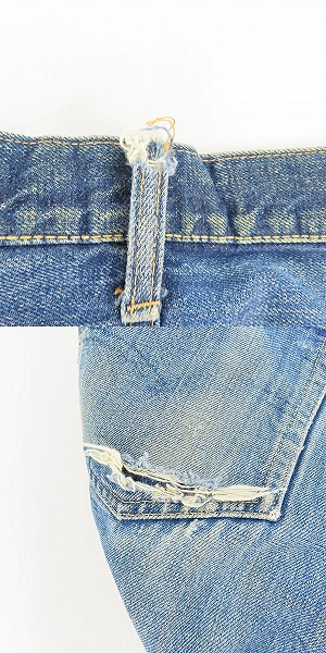 実際に弊社で買取させて頂いたLEVIS/リーバイス 501 60年代 ボタン裏刻印2 足長R ヴィンテージ/ビンテージ デニムパンツの画像 7枚目