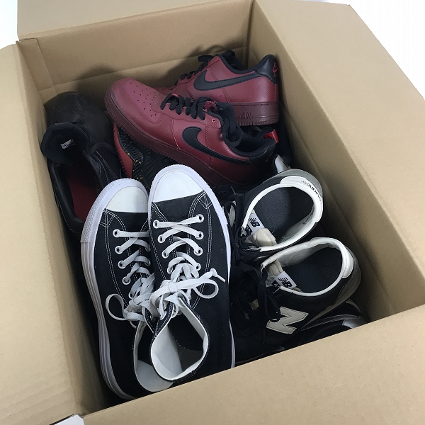 実際に弊社で買取させて頂いた【おまとめ】ナイキ/ニューバランス/コンバース 他 スニーカー/スパイク 等