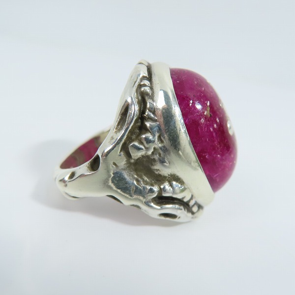 実際に弊社で買取させて頂いたALEX STREETER/アレックスストリーター エンジェルハートリング ソードピアスドハート/15号の画像 4枚目