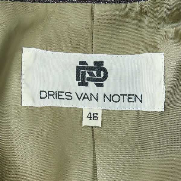実際に弊社で買取させて頂いたDRIES VAN NOTEN/ドリスヴァンノッテン 初期タグ セットアップ 46/50の画像 2枚目