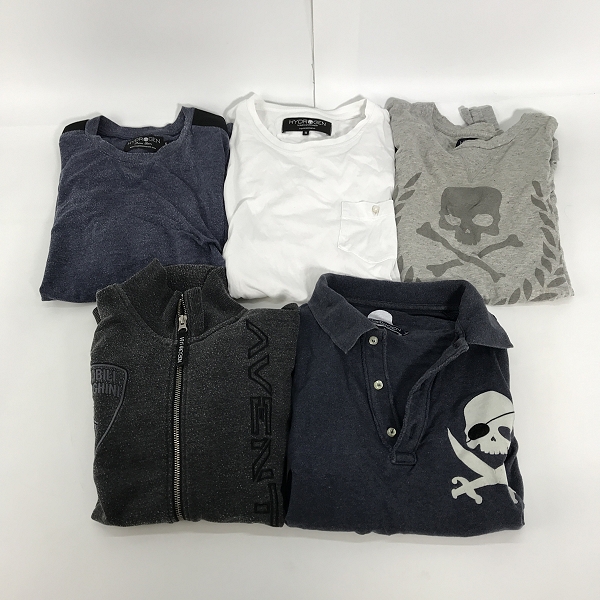 実際に弊社で買取させて頂いた【おまとめ】HYDROGEN/ハイドロゲン Tシャツ/ポロシャツ/ロンT 等 