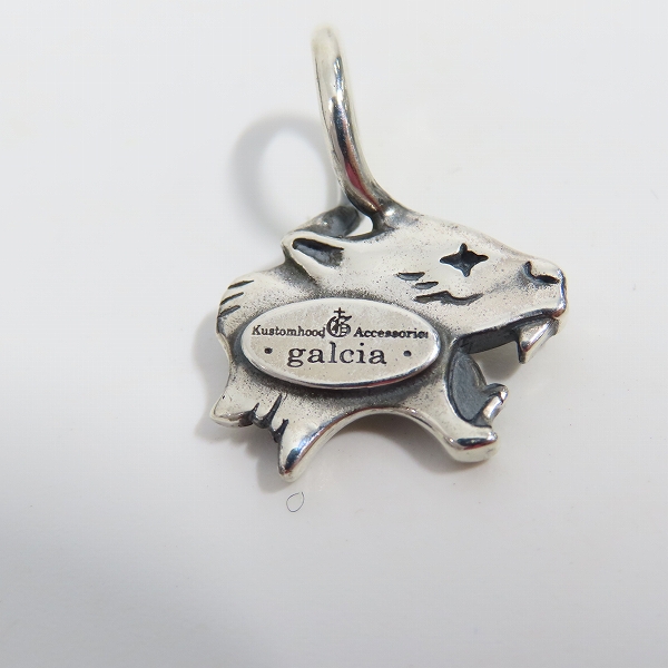 実際に弊社で買取させて頂いた（2）GANGSTERVILLE/ギャングスタービル × galcia/ガルシア ペンダントトップ "PANTHER" シルバーの画像 4枚目