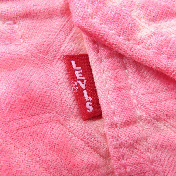 実際に弊社で買取させて頂いた【未使用】STUSSY × LEVI'S/ステューシー × リーバイス 23AW DYED JACQUARD TRUCKER JACKET/ダイドジャケット/XXLの画像 5枚目