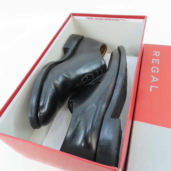 実際に弊社で買取させて頂いたREGAL/リーガル GORE-TEX/ゴアテックス ホールカット レザー ドレス/ビジネス シューズ W70B CE/23.5の画像 8枚目