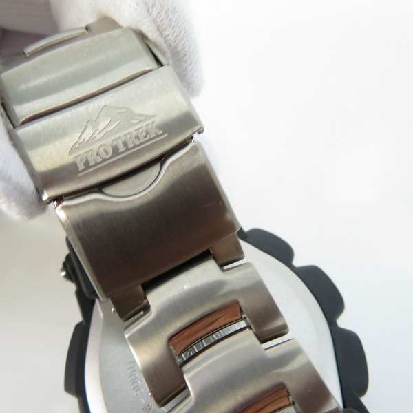 実際に弊社で買取させて頂いたCASIO/カシオ PROTREK/プロトレック タフソーラー/電波時計 PRW-5000T-7JFの画像 7枚目
