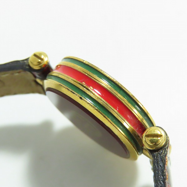 実際に弊社で買取させて頂いたGUCCI/グッチ シェリーライン レディース 腕時計【動作未確認】の画像 7枚目