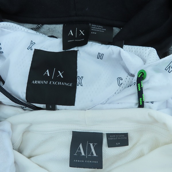 実際に弊社で買取させて頂いたARMANI EXCHANGE/アルマーニエクスチェンジ ジップアップパーカー 3点セットの画像 2枚目