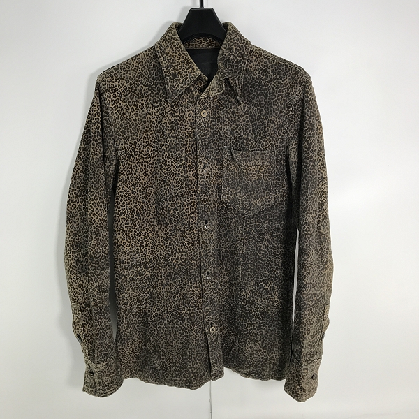 実際に弊社で買取させて頂いたISAMU KATAYAMA BACK LASH/バックラッシュ レオパード柄  長袖シャツ 907-02 /1