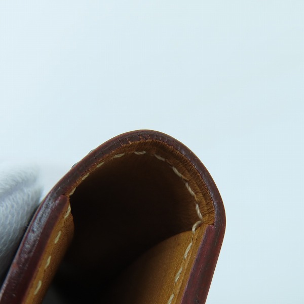 実際に弊社で買取させて頂いたGANZO/ガンゾ シェルコードバン×ヌメ革 長財布/札入れ の画像 8枚目