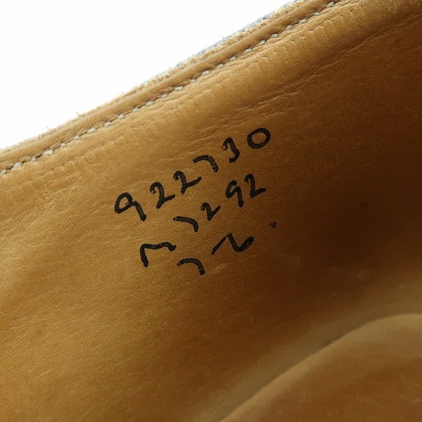 実際に弊社で買取させて頂いたTrickers/トリッカーズ スエード ウィングチップ シューズ M7292/7の画像 5枚目