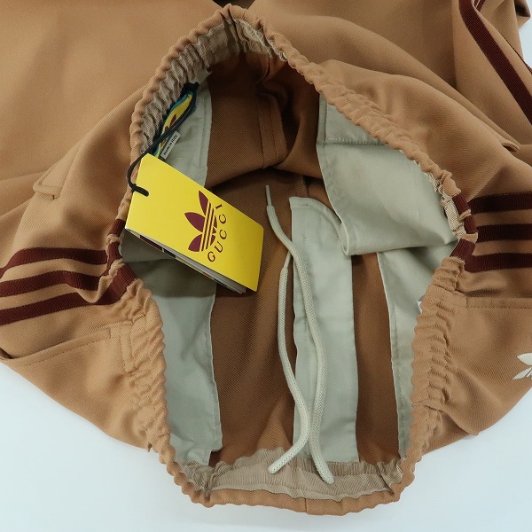 実際に弊社で買取させて頂いた【未使用】GUCCI×adidas/グッチ×アディダス 3ストライプ サイドライン トラックパンツ/48の画像 6枚目