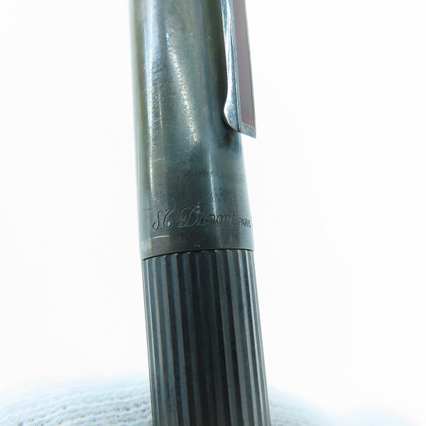 実際に弊社で買取させて頂いたS.T.DuPont/デュポン SILVER925/シルバー925/銀無垢 キャップ式万年筆 ペン先 18ct/K18/750の画像 7枚目