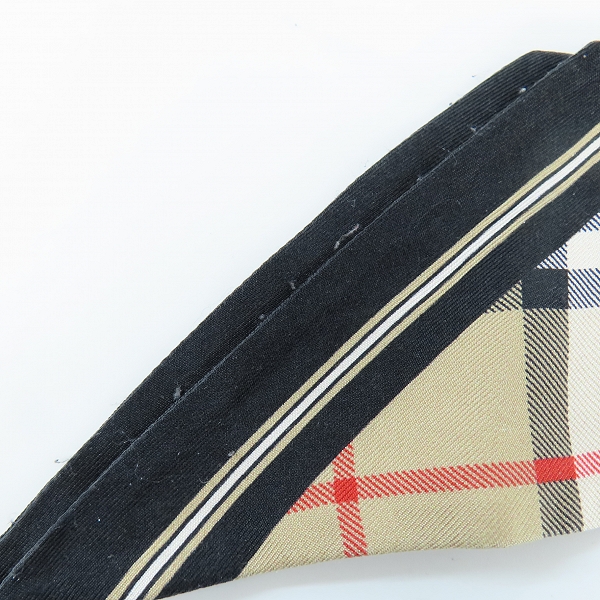 実際に弊社で買取させて頂いたBURBERRY/バーバリー スキニースカーフ/ミッツァ リバーシブル バーバリーチェック 8028950 の画像 4枚目