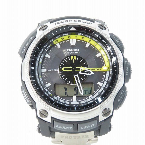 実際に弊社で買取させて頂いたCASIO/カシオ PROTREK/プロトレック タフソーラー/電波時計 PRW-5000T-7JF