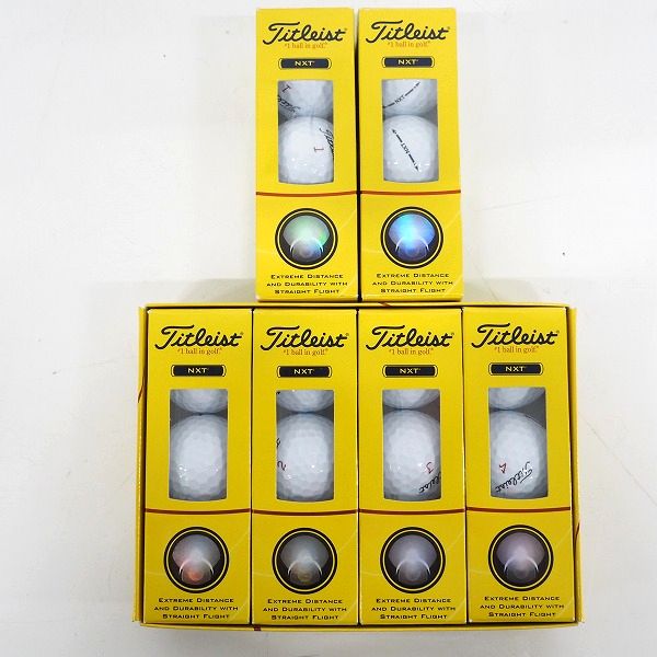 実際に弊社で買取させて頂いた【未使用】Titleist/タイトリスト NTX ゴルフボール ホワイト 計18個