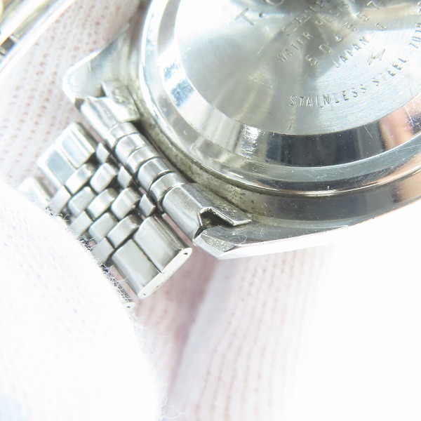 実際に弊社で買取させて頂いたSEIKO/セイコー 5ACTUS/5アクタス 自動巻き 腕時計 7019-7060の画像 7枚目