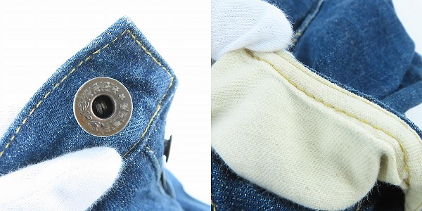 実際に弊社で買取させて頂いたLee/リー 2101 日本製 セルビッチ デニムパンツ/ジーンズ/29×34の画像 8枚目