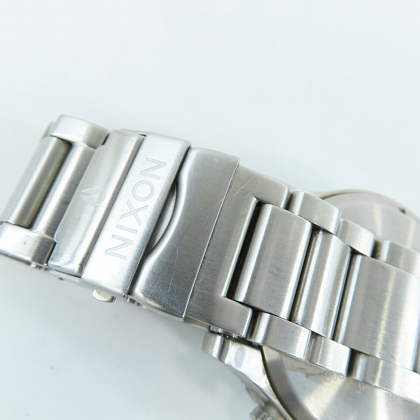 実際に弊社で買取させて頂いたNIXON/ニクソン THE51-30 クロノグラフ ブラック文字盤 腕時計 NA083000【動作未確認】の画像 8枚目