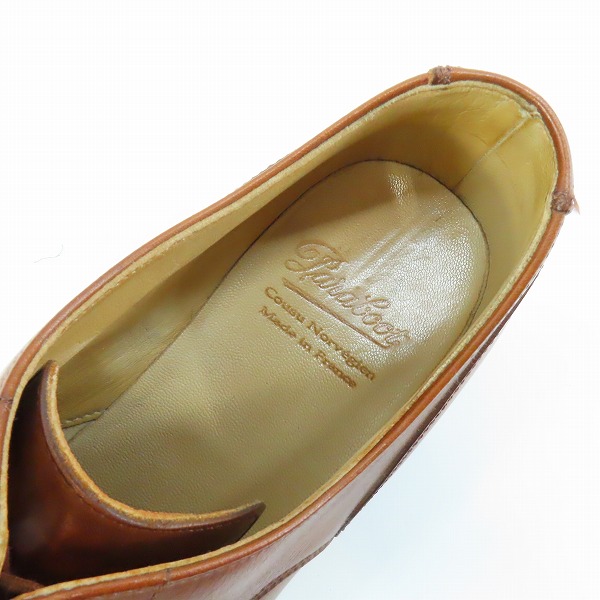 実際に弊社で買取させて頂いたParaboot/パラブーツ CHAMBORD/シャンボード Uチップ レザーシューズ 9の画像 4枚目