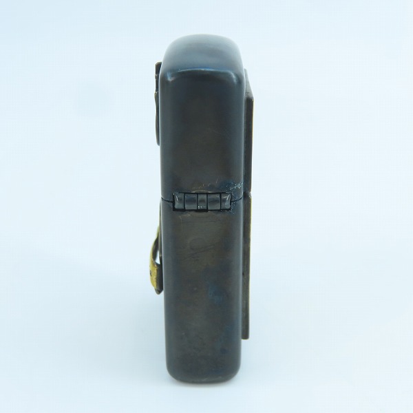 実際に弊社で買取させて頂いたZIPPO/ジッポー GANGSTERVILLE/ギャングスタービル & galcia/ガルシア ARMOR TYPE BRASS DEVIL CROSS DIAMOND 2013年製の画像 3枚目