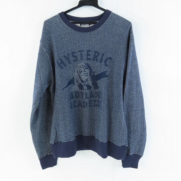 実際に弊社で買取させて頂いたHYSTERIC GLAMOUR/ヒステリックグラマー クルーネック スウェット トレーナー 02191CS02/M