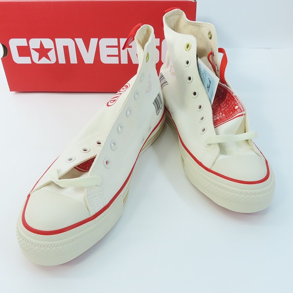 実際に弊社で買取させて頂いた【未使用】CONVERSE/コンバース ALL STAR CUPNOODLE HI CNOODLE カップヌードルコラボ 1SD271/28