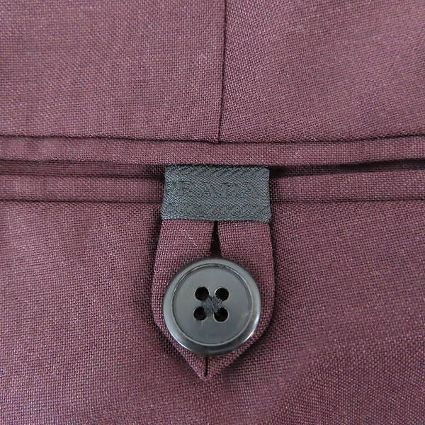 実際に弊社で買取させて頂いたPRADA/プラダ 2017年製 バックポケットロゴ スラックスパンツ UPA841/50の画像 7枚目