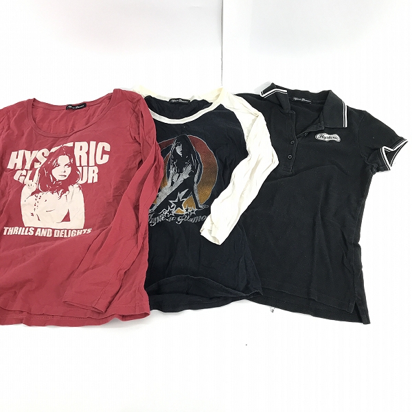 実際に弊社で買取させて頂いた【おまとめ】HYSTERIC GLAMOUR/ヒステリックグラマー Tシャツ/ラグラン/カットソーの画像 1枚目