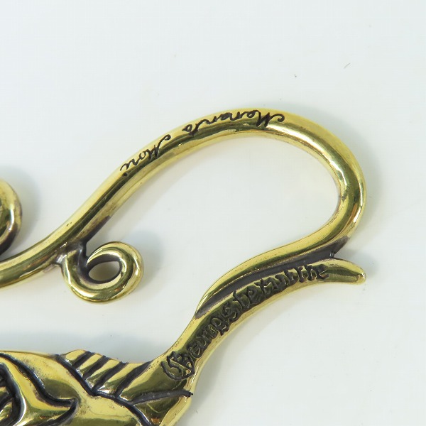 実際に弊社で買取させて頂いた(1)GANGSTERVILLE×Galcia/ギャングスタービル×ガルシア スワローキーホルダー ブラス/真鍮の画像 5枚目