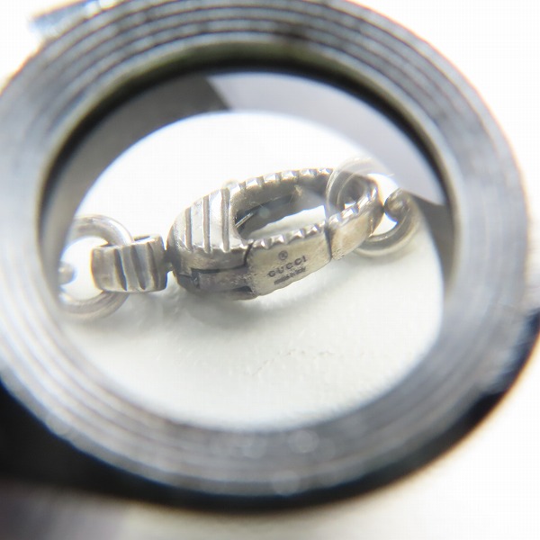 実際に弊社で買取させて頂いたGUCCI/グッチ インターロッキングGGロゴ 印唐草模様 アラベスク ネックレス/ペンダントの画像 6枚目