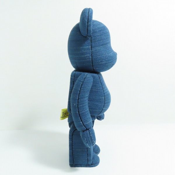 実際に弊社で買取させて頂いたBE@RBRICK/ベアブリック 柿沼東光 ART OF LIVING 木目込み 藍染 の画像 4枚目