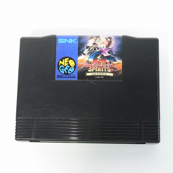 実際に弊社で買取させて頂いたNEOGEO/ネオジオ ROM/ロムカセット 真サムライスピリッツ 覇王丸地獄変【動作未確認】の画像 3枚目