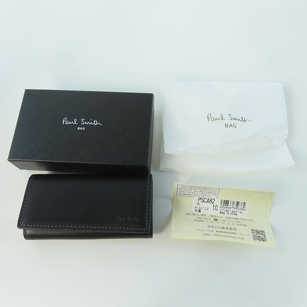 実際に弊社で買取させて頂いたPaul Smith/ポールスミス オールドレザー 4連キーケース PSC482の画像 8枚目