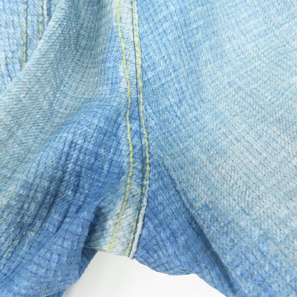 実際に弊社で買取させて頂いたHYSTERIC GLAMOUR/ヒステリックグラマー GOD PATCH DENIM ゴッド パッチ デニム スリムストレートパンツ 02182AP21/Sの画像 7枚目