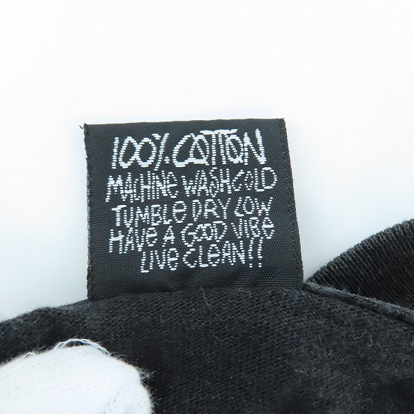 実際に弊社で買取させて頂いたSTUSSY/ステューシー 80S ヴィンテージ オールド 黒タグ ドラゴン Tシャツ XLの画像 3枚目