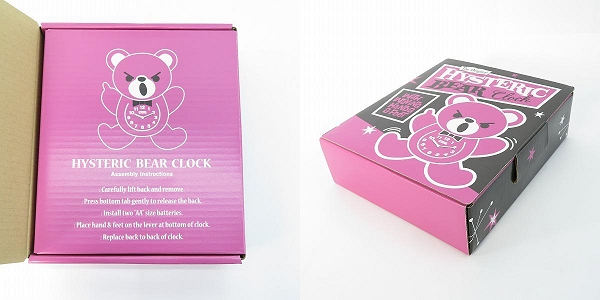 実際に弊社で買取させて頂いた【ジャンク】HYSTERIC GLAMOUR/ヒステリックグラマー 17FW ノベルティー BEAR 壁掛け時計の画像 9枚目